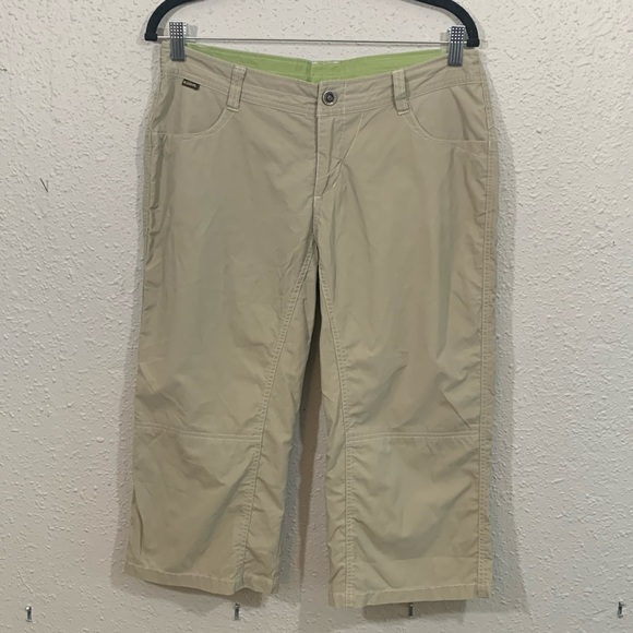 Kuhl Dry Stretch Khaki Women’s Capris size 10 - Picture 1 of 11
